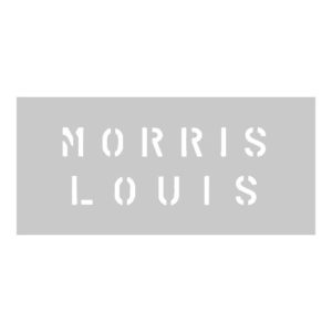 Morris Louis 秘密の色層 ロゴ 2008